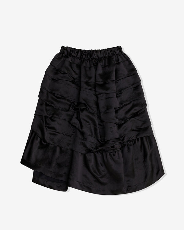 Black Comme des Garçons - Acetate Ruffled Skirt - (Black)