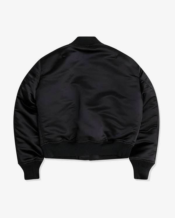 Black Comme des Garçons - Reversible Frilled Bomber Jacket - (Black)