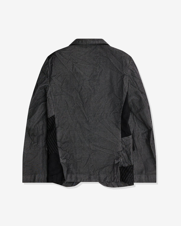 Black Comme des Garçons - Multi Fabric Patchwork Jacket - (Black)