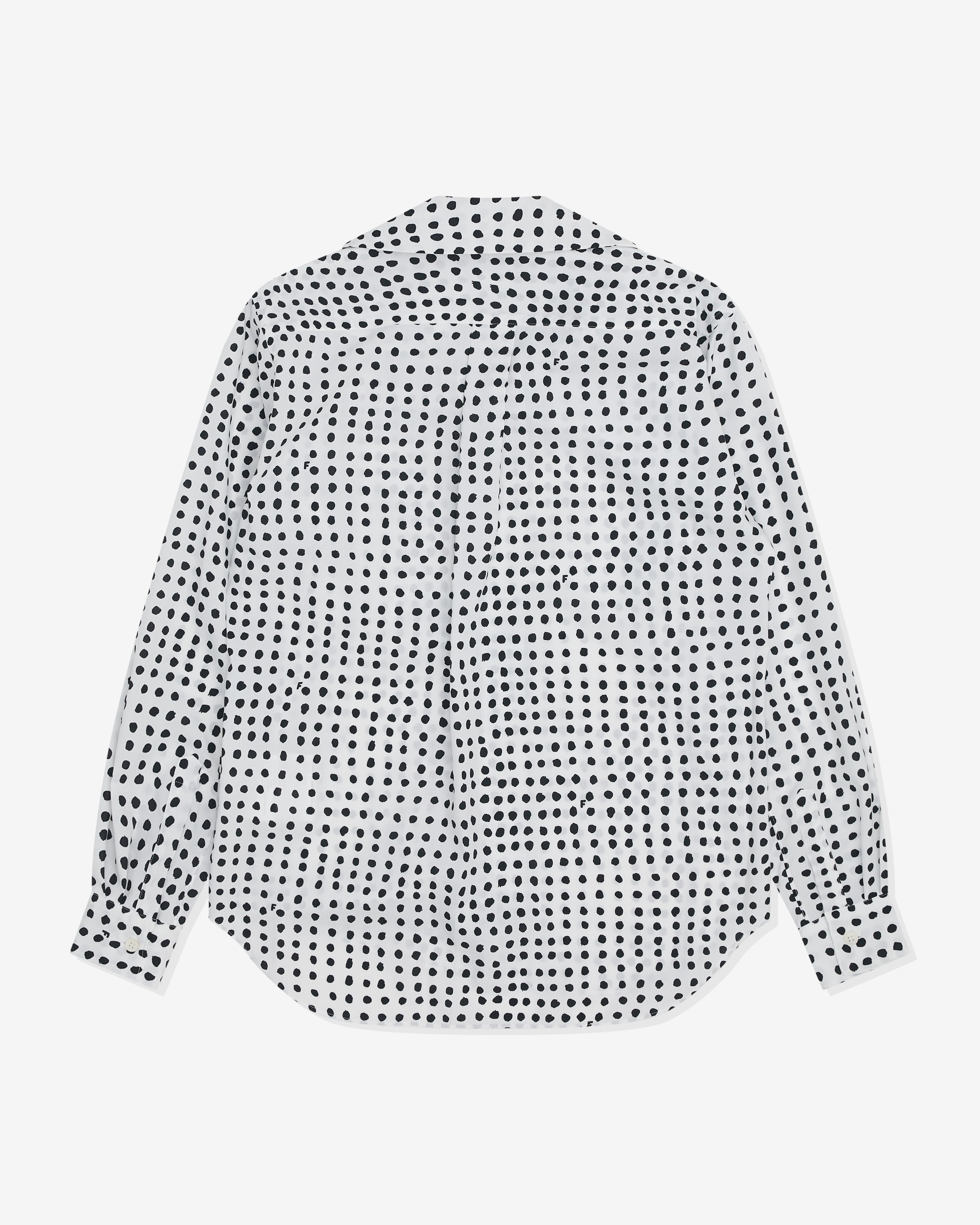 Black Comme des Garçons: Polka Dot Shirt (White) | Dover Street