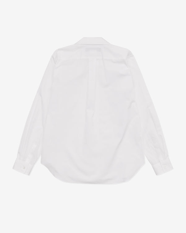 Black Comme des Garçons - Peter Pan Collar Shirt - (White)