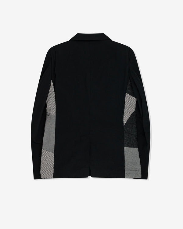 Black Comme des Garçons - Multi Fabric Jacket - (Black)