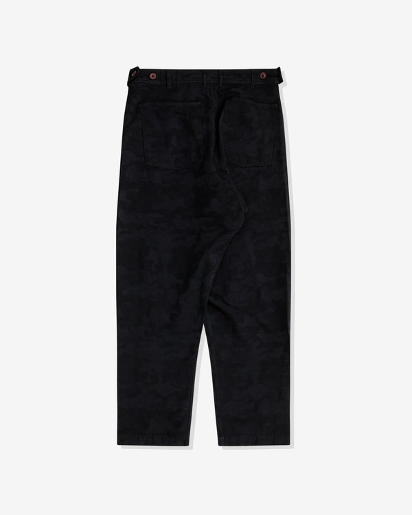 Black Comme des Garçons - Camouflage Jacquard Pants - (Black)