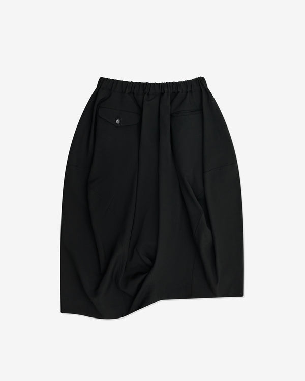 Black Comme des Garçons - Asymmetric Hem Skirt - (Black)