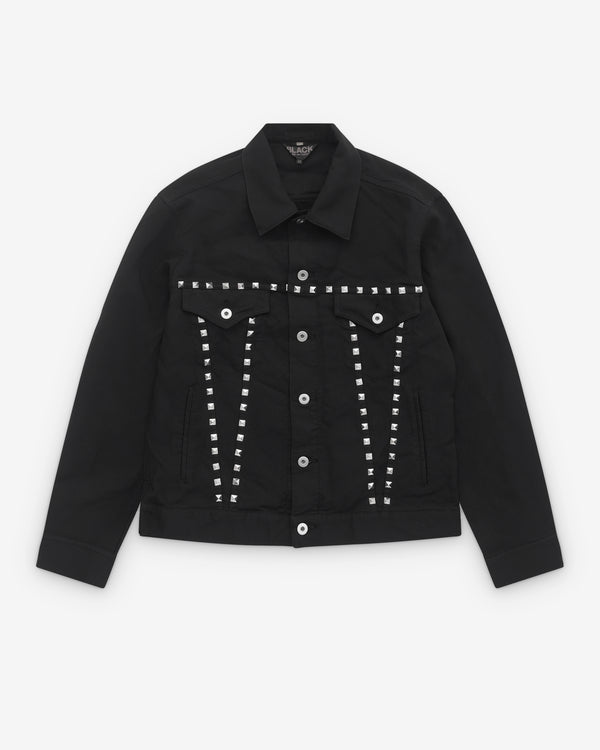 Black Comme des Garçons - Studded Trucker Jacket - (Black)