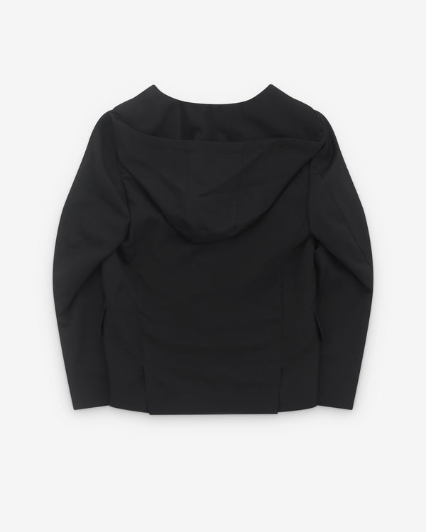 Black Comme des Garçons - Wide Neck Blazer - (Black)