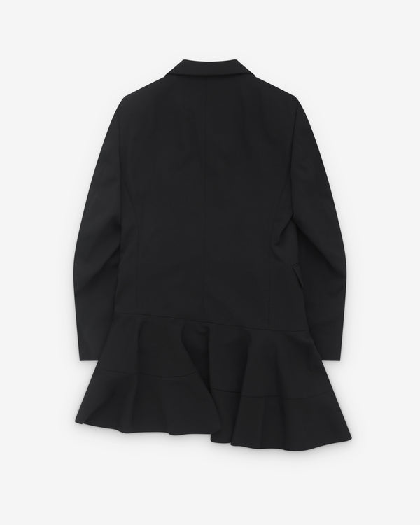 Black Comme des Garçons - Peplum Hem Jacket - (Black)