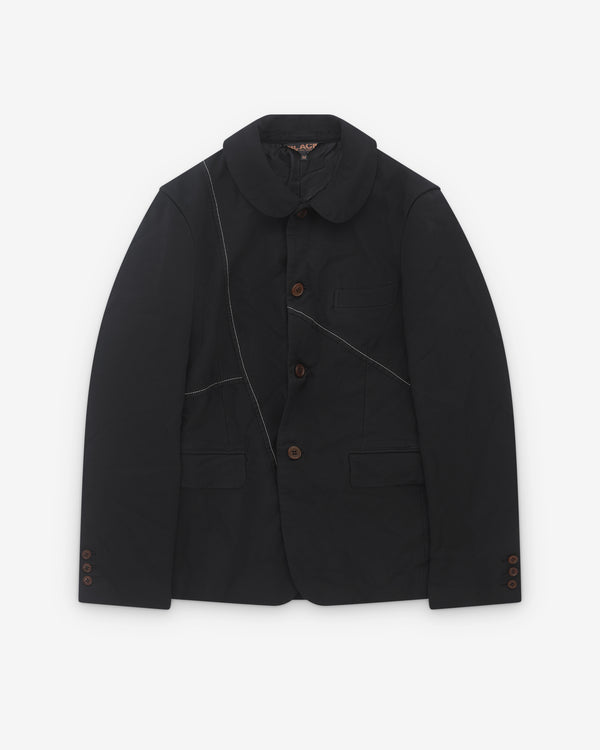 Black Comme des Garçons - Top Stitch Blazer - (Black)