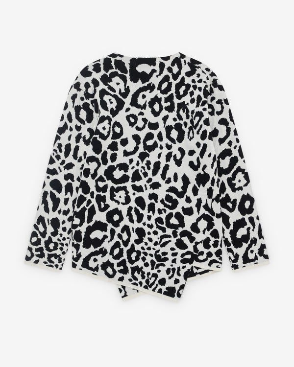 Black Comme des Garçons - Asymmetric Sweater - (Black/White)