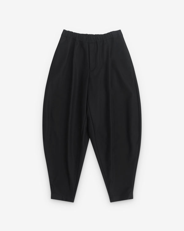 Black Comme des Garçons - Curved Seam Trousers - (Black)