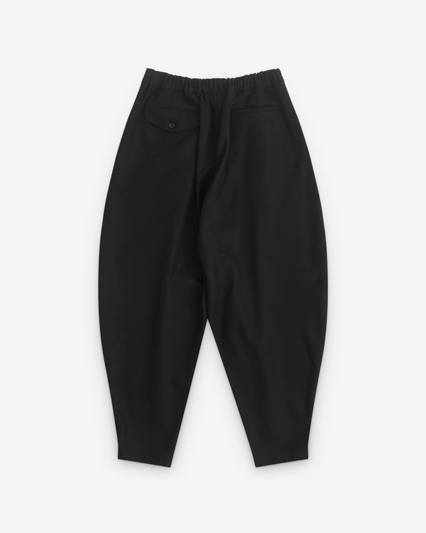 Black Comme des Garçons - Curved Seam Trousers - (Black)