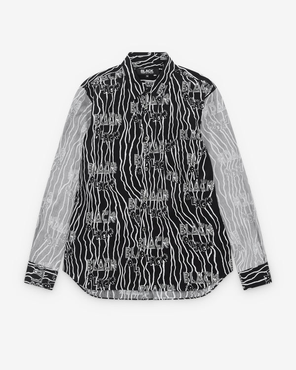 Black Comme des Garçons - Reverse Panel Shirt - (Black)