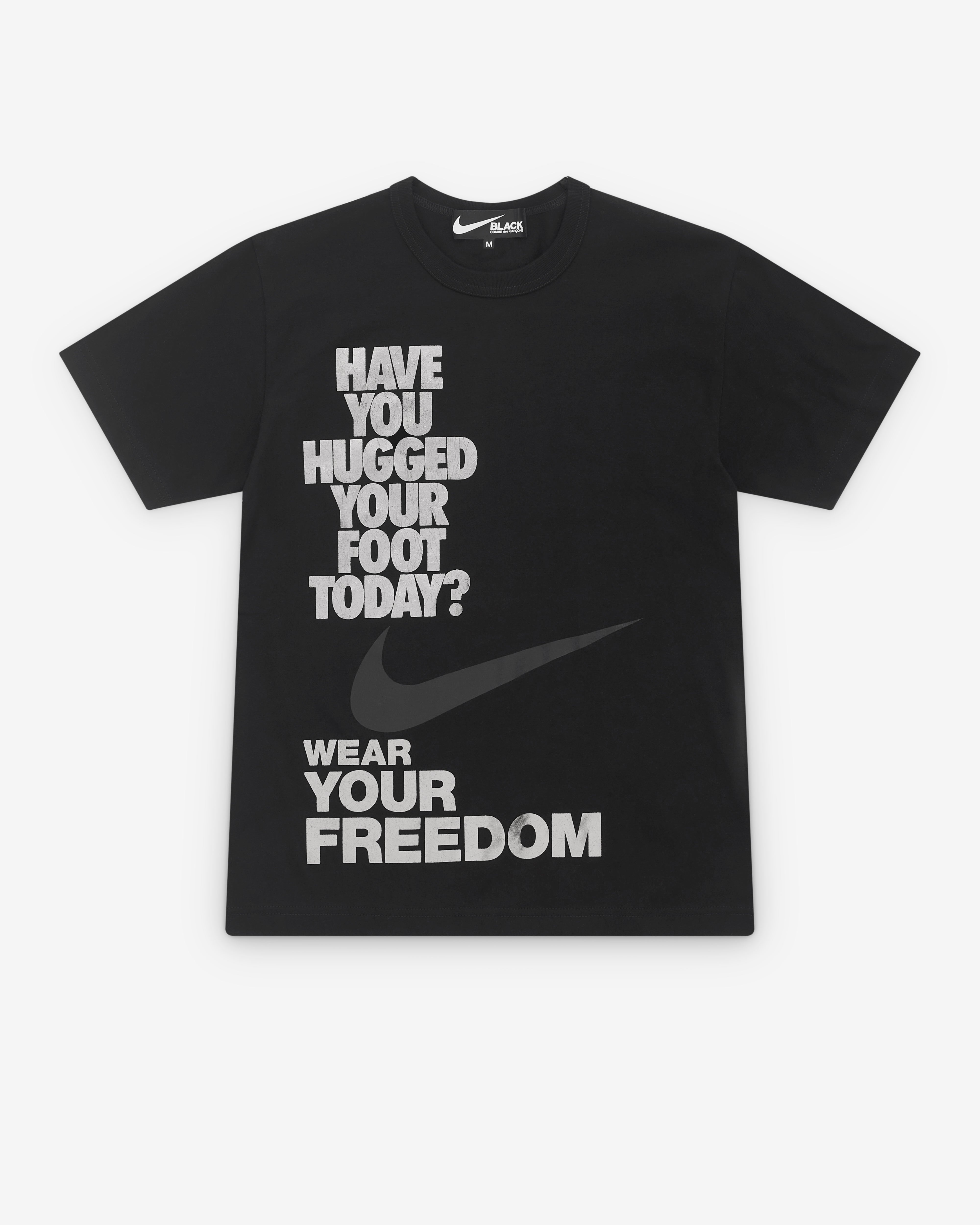 Black Comme des Garçons: Nike Freedom T-Shirt (Black) | DSML E-SHOP
