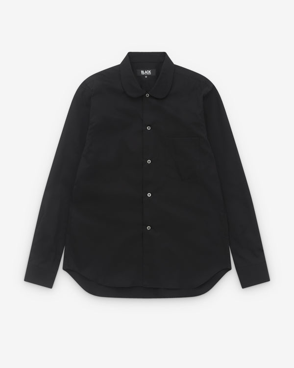 Black Comme des Garçons - Round Collar Shirt - (Black)