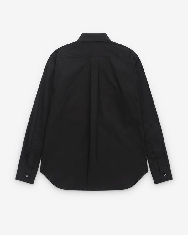 Black Comme des Garçons - Round Collar Shirt - (Black)