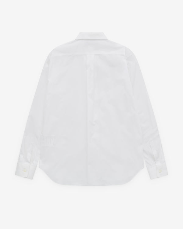 Black Comme des Garçons -  Round Collar Shirt - (Black)