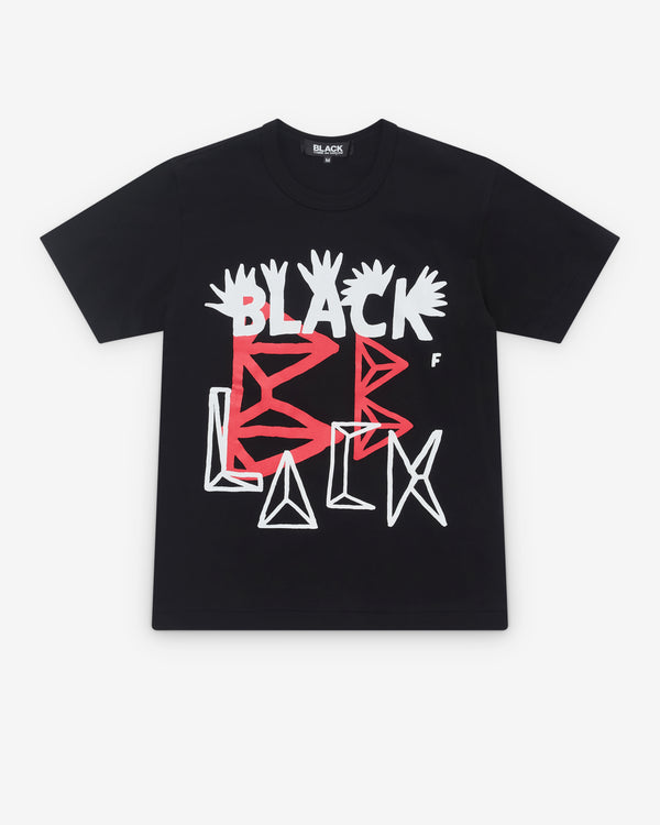 Black Comme des Garçons - Printed T-Shirt - (Black)