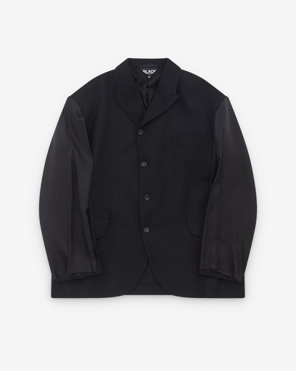 Black Comme des Garçons - Contrast Sleeve Blazer - (Black)