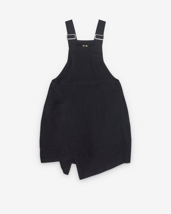 Black Comme des Garçons - Asymmetric Pinafore - (Black)