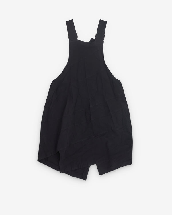 Black Comme des Garçons - Asymmetric Pinafore - (Black)
