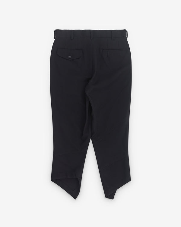 Black Comme des Garçons -  Twisted Seam Trousers - (Black)