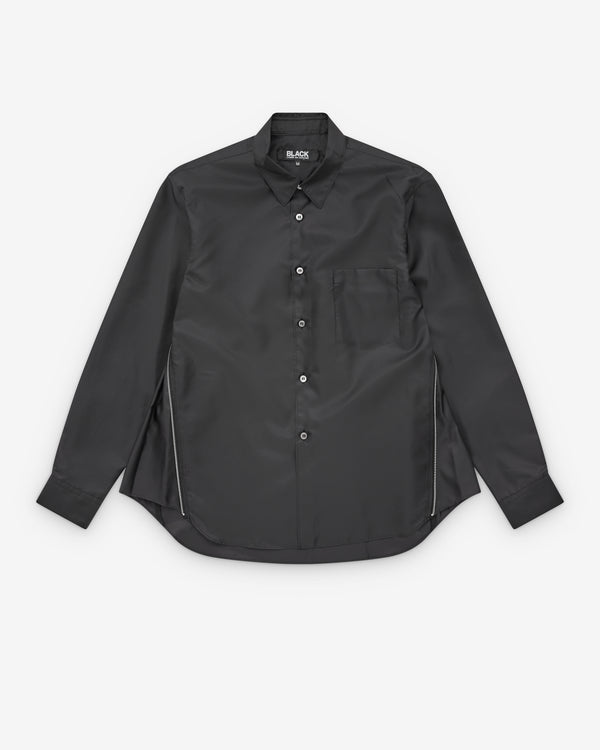 Black Comme des Garçons - Zip Side Seam Shirt - (Black)