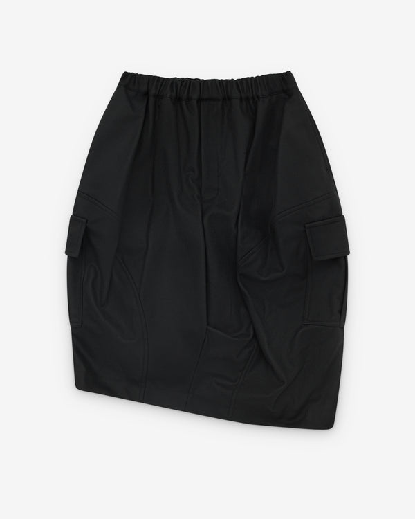 Black Comme des Garçons - Asymmetric Pocket Skirt - (Black)
