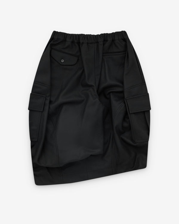 Black Comme des Garçons - Asymmetric Pocket Skirt - (Black)