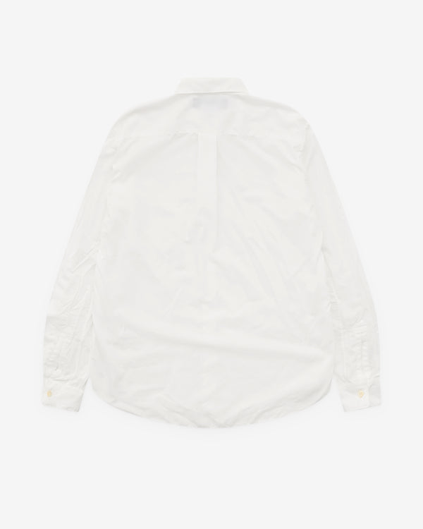 Black Comme des Garçons - Creased Shirt - (White