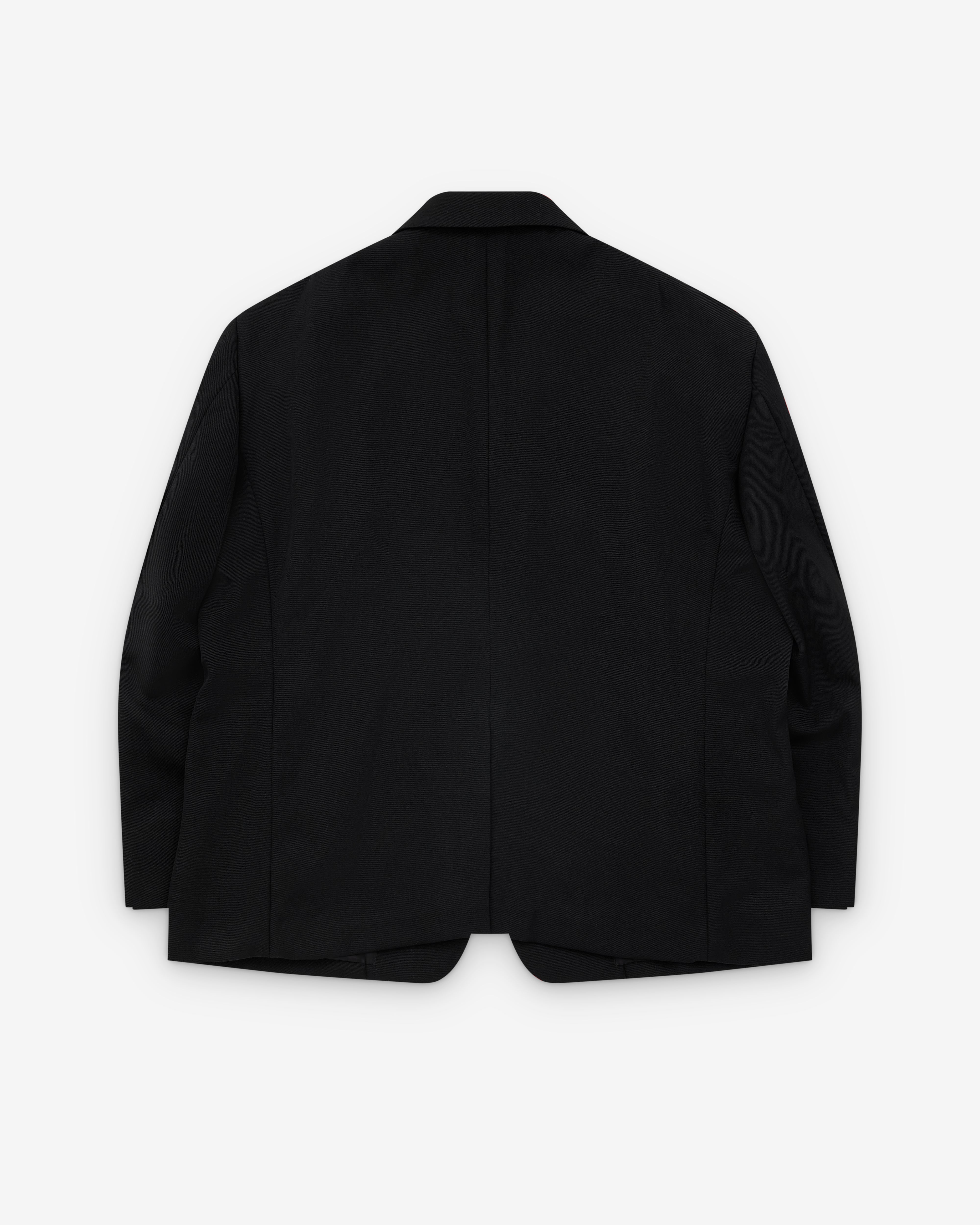Black Comme des Garçons: Patch Pocket Blazer (Black) | Dover