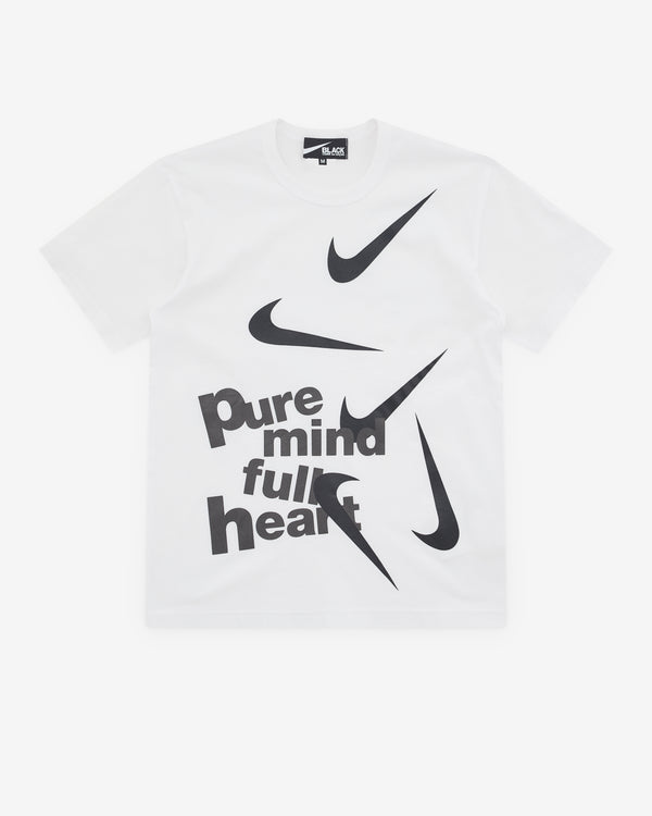 Black Comme des Garçons - Nike Pure Mind T-Shirt - (White)