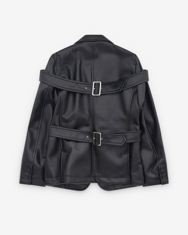 Black Comme des Garçons - Double Buckle Blazer - (Black)