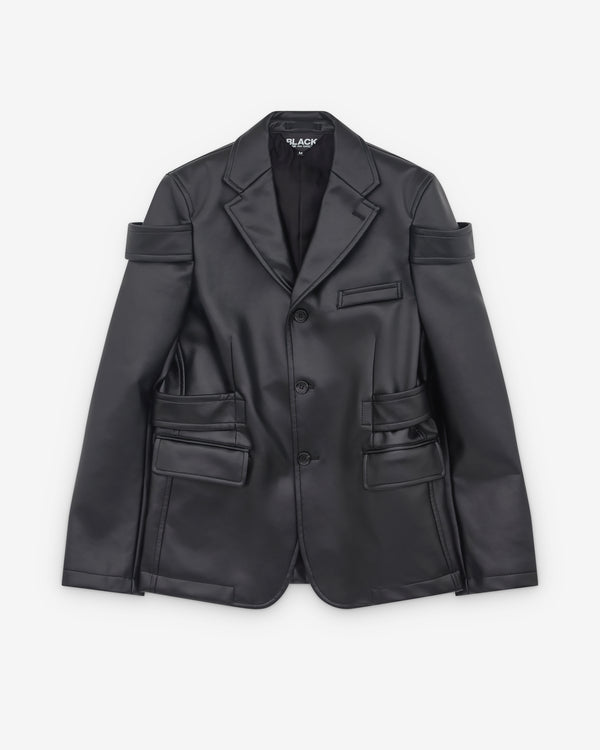 Black Comme des Garçons - Double Buckle Blazer - (Black)