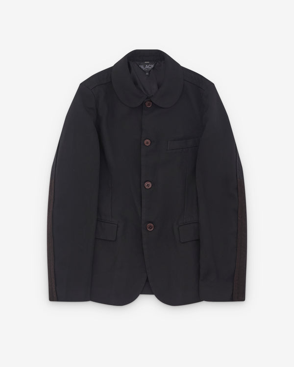Black Comme des Garçons - Round Collar Blazer - (Black)