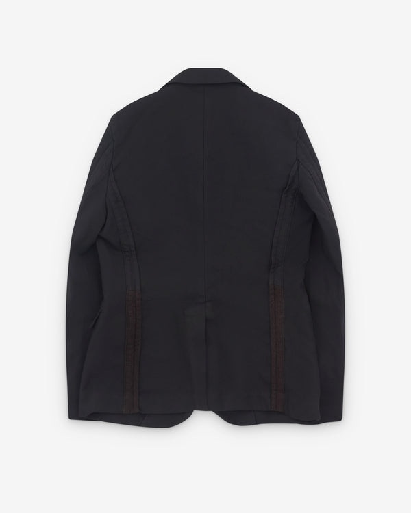 Black Comme des Garçons - Round Collar Blazer - (Black)