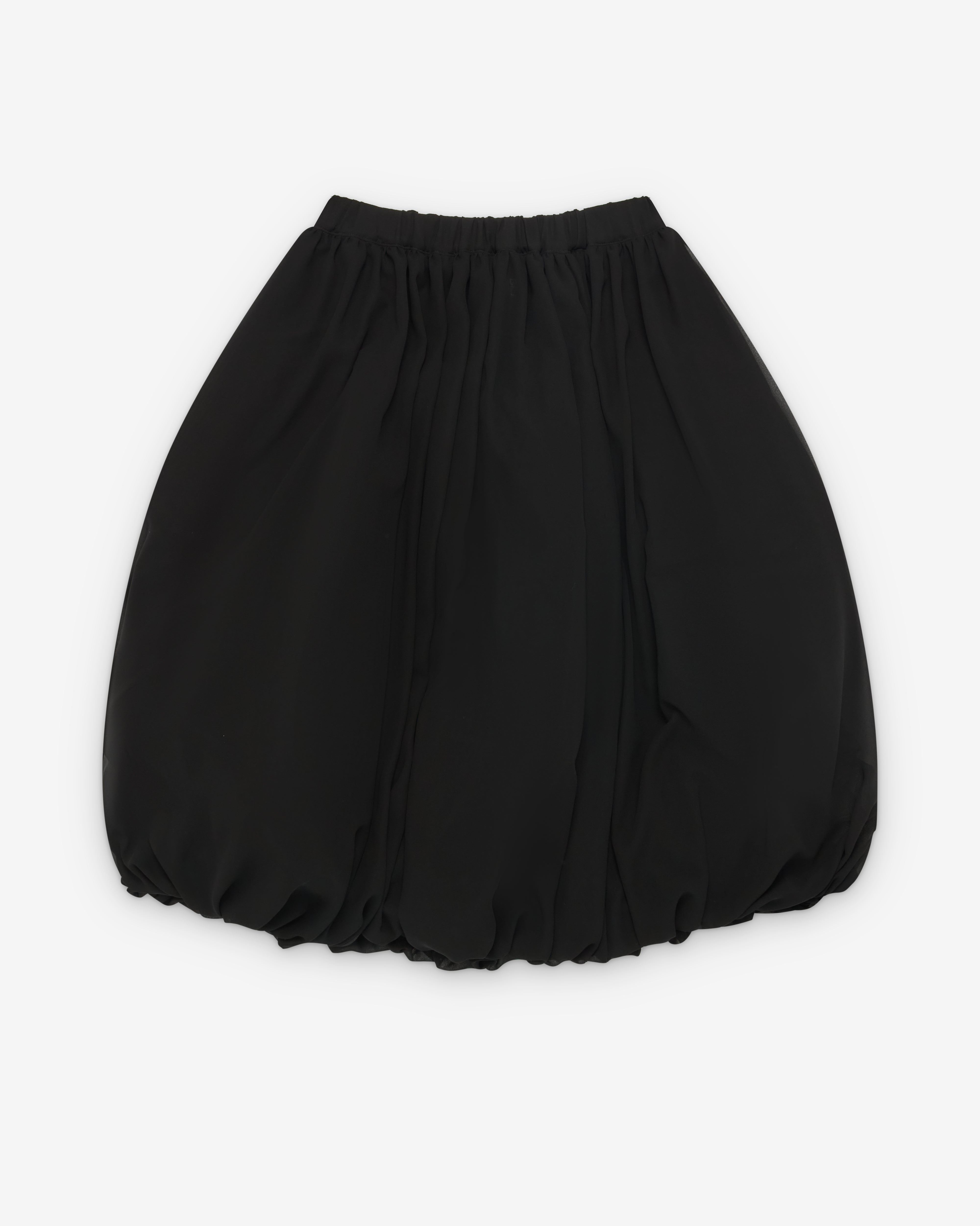 Black Comme des Garçons: Balloon Skirt (Black) | Dover Street