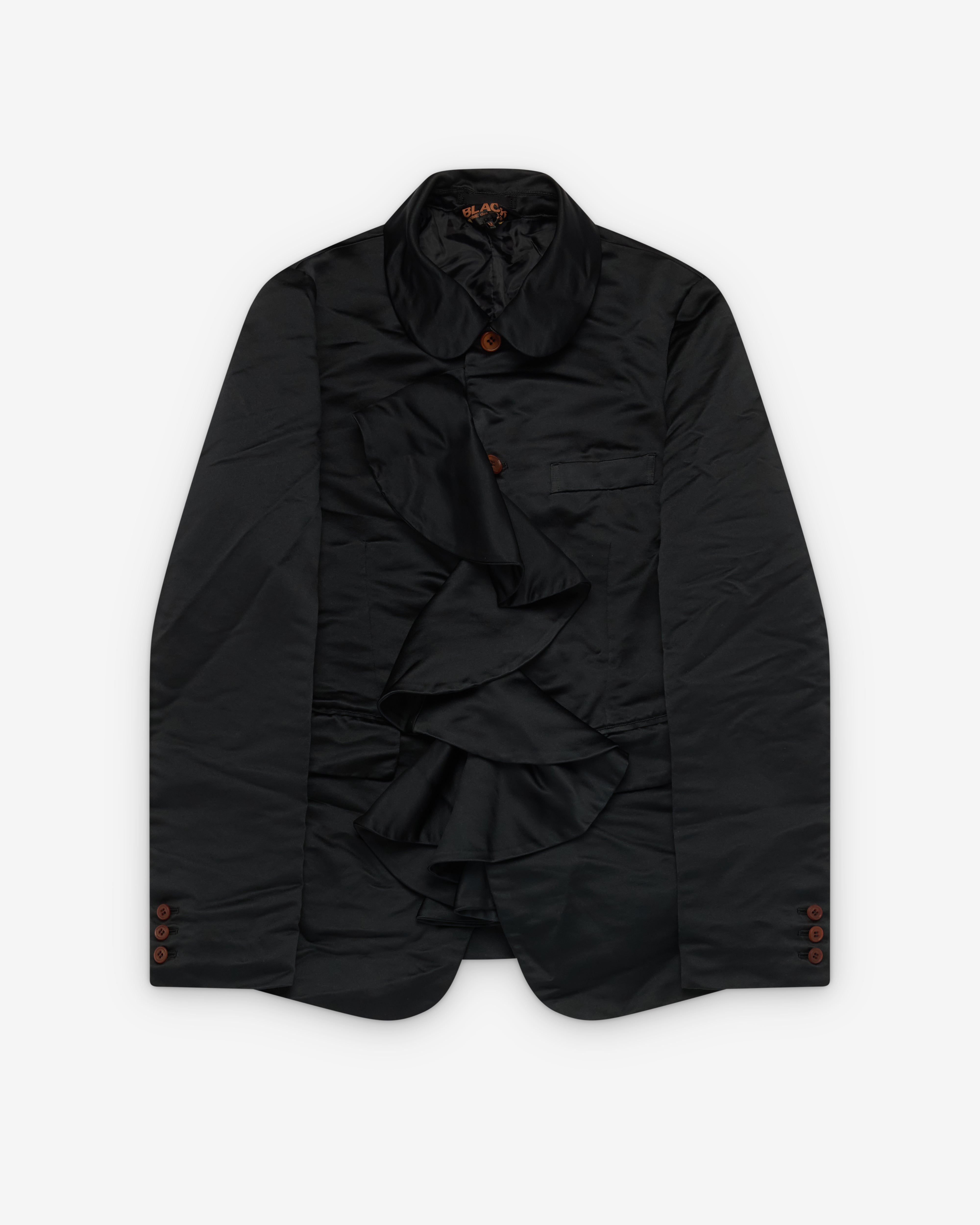 Black Comme des Garçons: Ruffle Jacket (Black) | Dover Street Market London