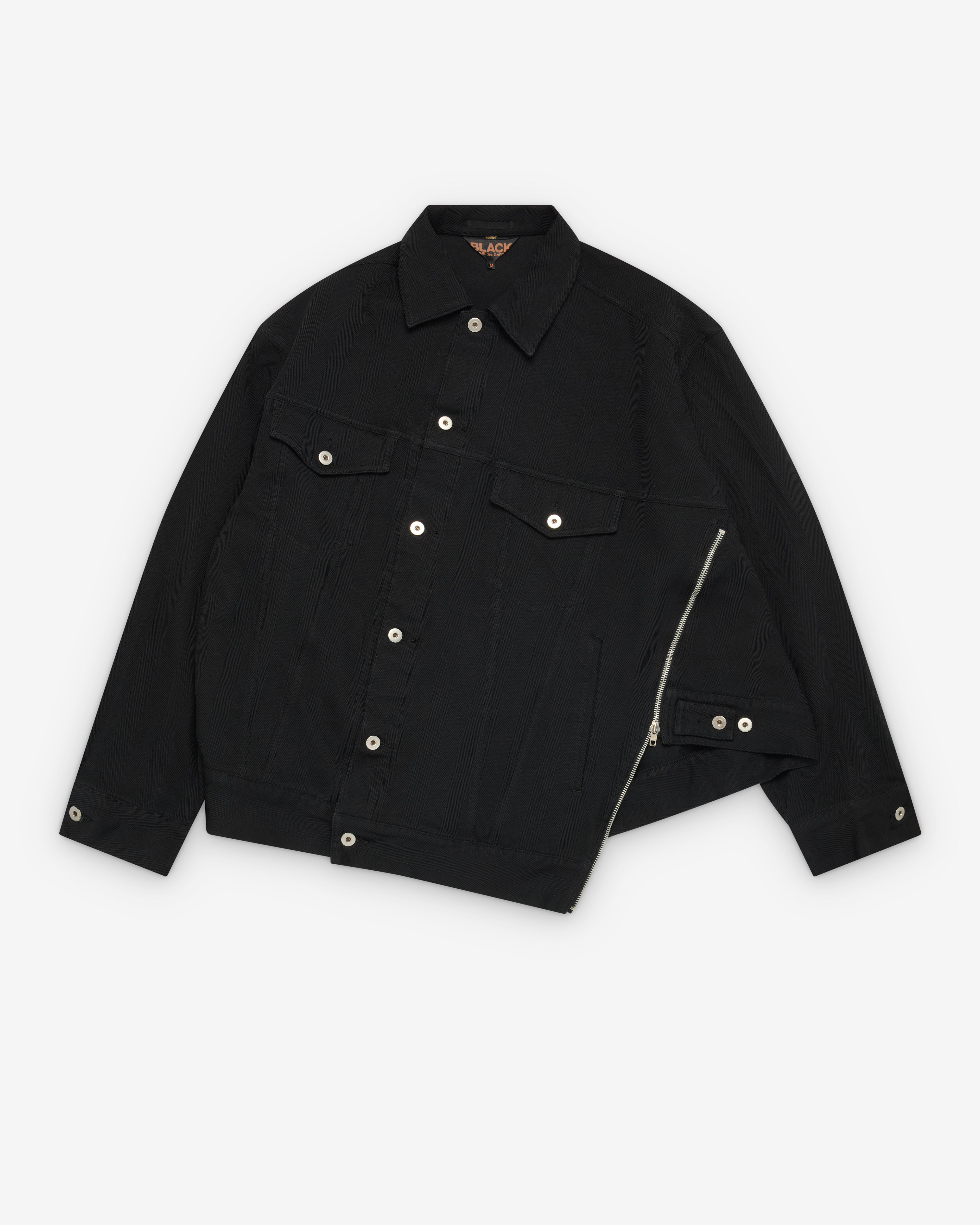 ジャケット・アウター 09SS COMME des GARCONS Jacket Cut-off S Black Comme des Garçons: Bias Cut Jacket (Black) | Dover Street