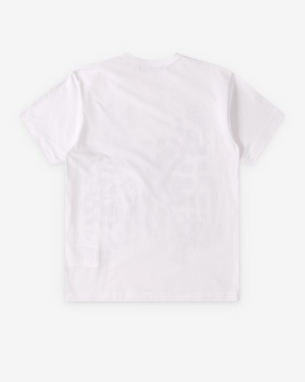 Black Comme des Garçons - Print T-Shirt - (White)