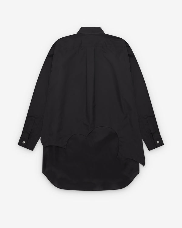 Black Comme des Garçons - Double Layer Shirt - (Black)