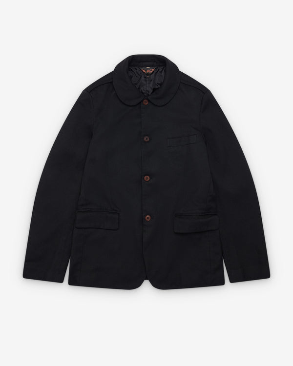 Black Comme des Garçons - Peter Pan Collar Jacket - (Black)