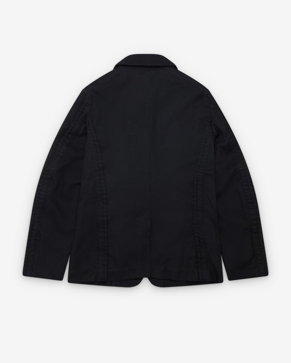 Black Comme des Garçons - Peter Pan Collar Jacket - (Black)