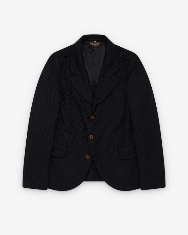 Black Comme des Garçons - Single Breasted Blazer - (Black)