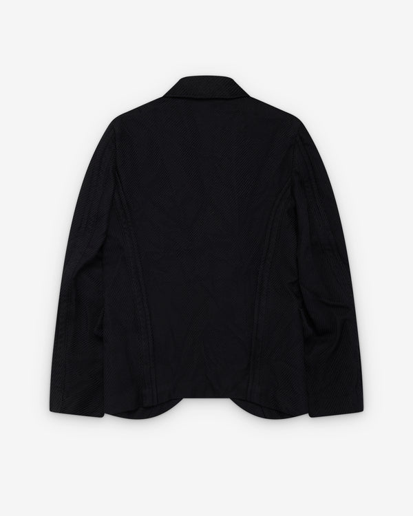 Black Comme des Garçons - Single Breasted Blazer - (Black)