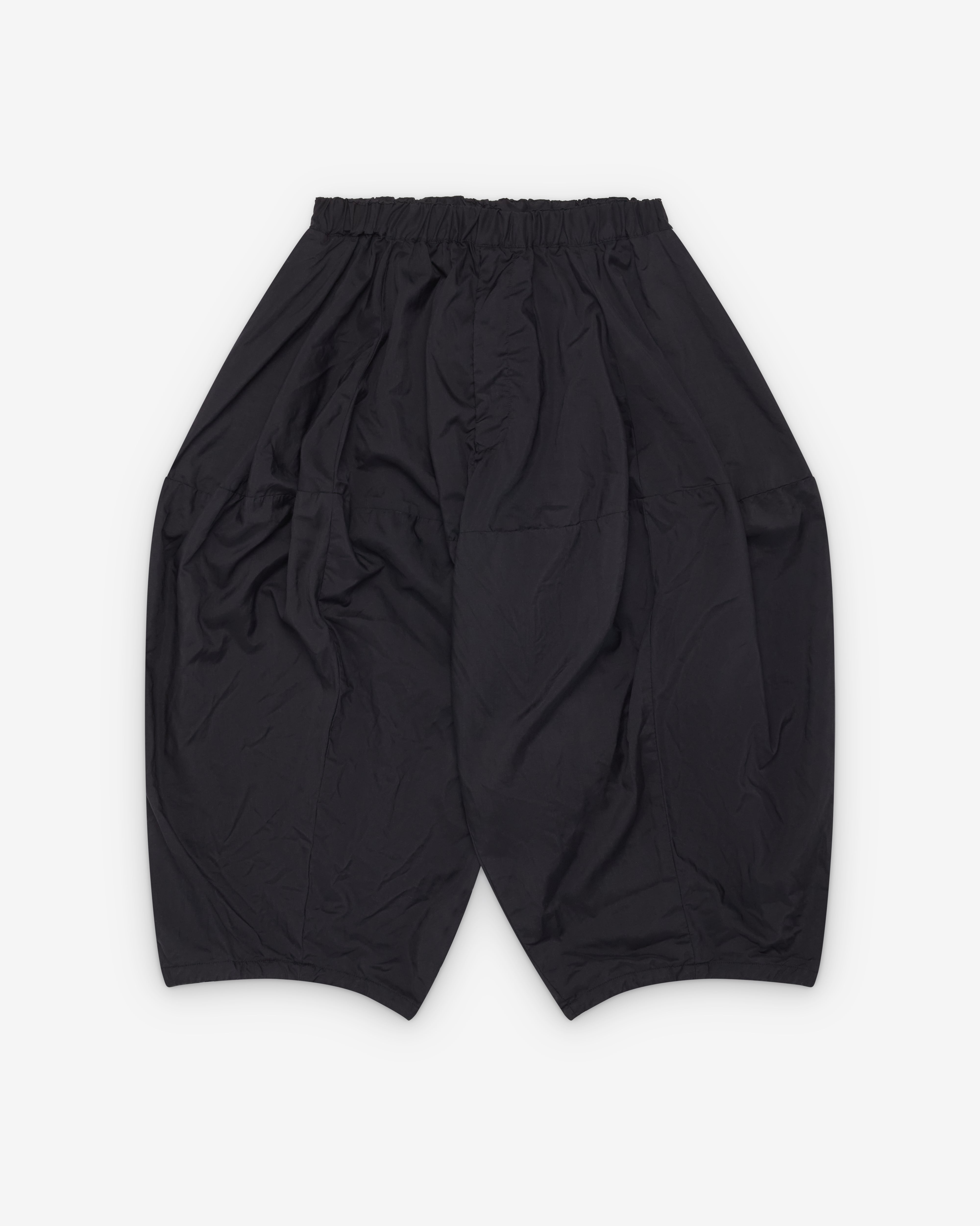 Black Comme des Garçons: Cropped Balloon Trousers (Black) | Dover