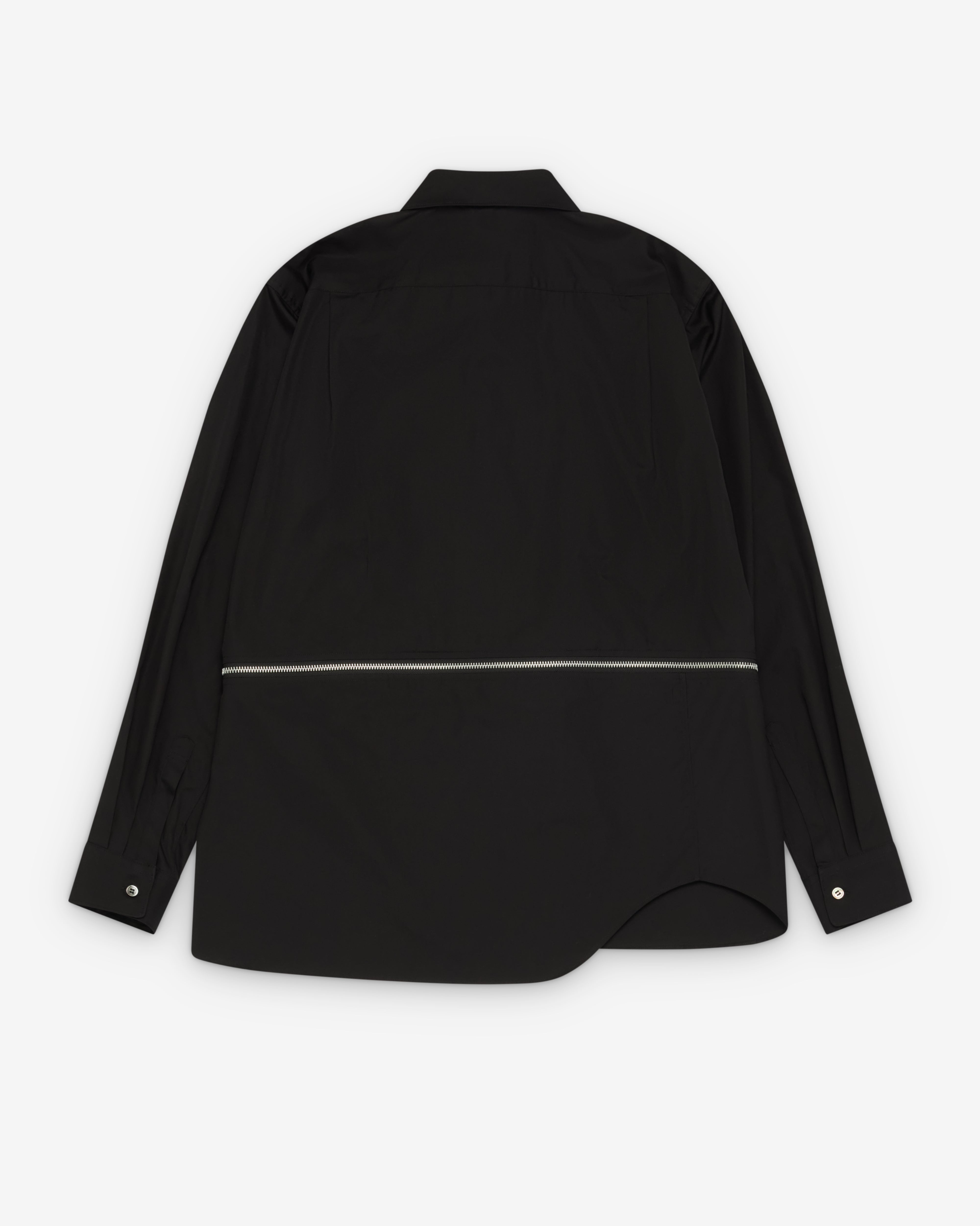 Black Comme des Garçons: Zip Shirt (Black) | Dover Street Market