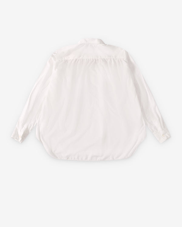 Black Comme des Garçons - Pleated Shirt - (White)