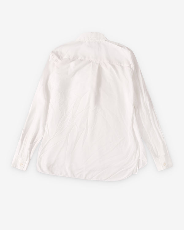 Black Comme des Garçons - Ruffle Shirt - (White)