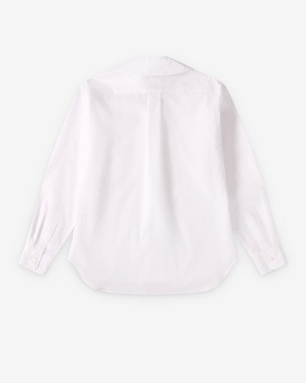 Black Comme des Garçons - Peter Pan Collar Shirt - (White)