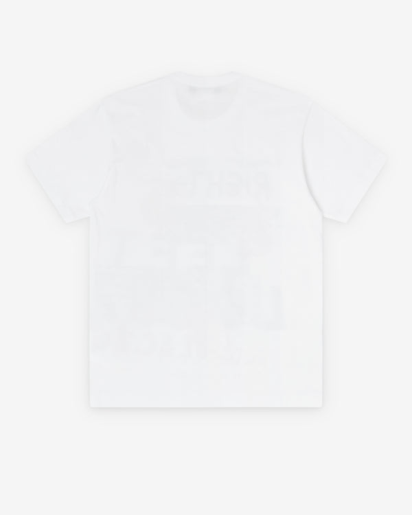 Black Comme des Garçons - Right Left T-Shirt - (White)